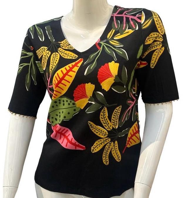 Fuego -T-Shirt viscose jungle