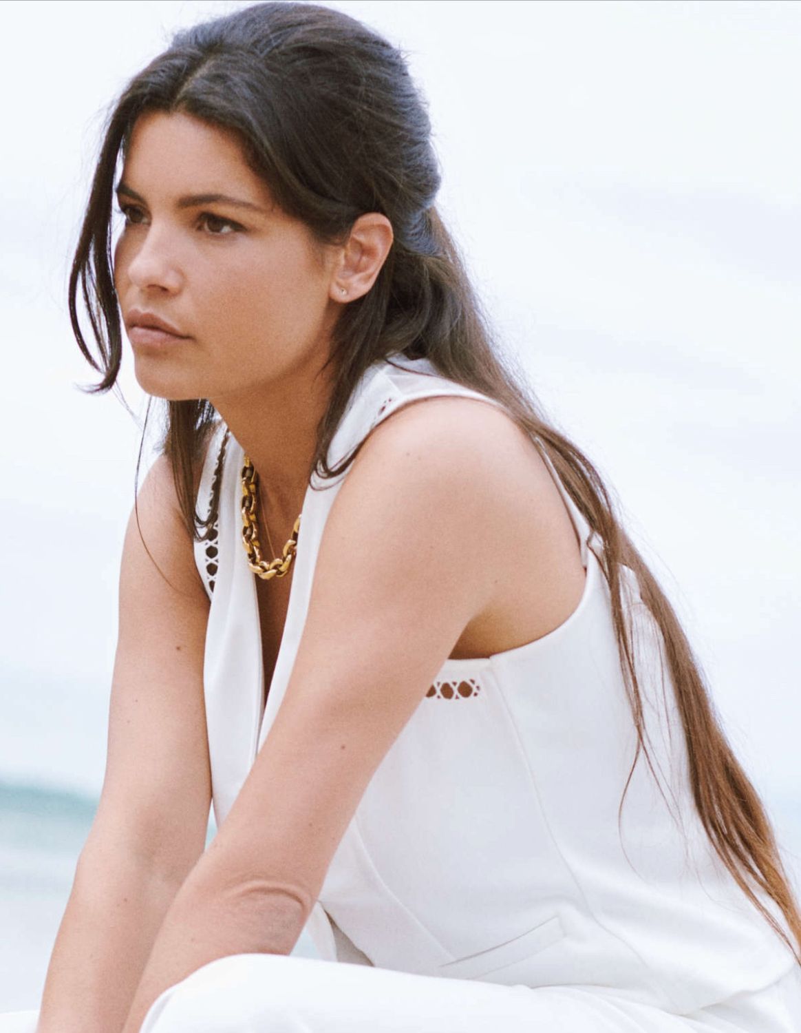 Fuego - Waistcoat Off white