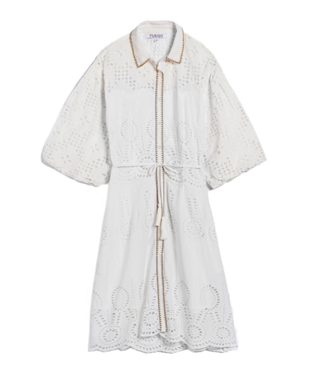 Fuego -Dress broderie anglaise