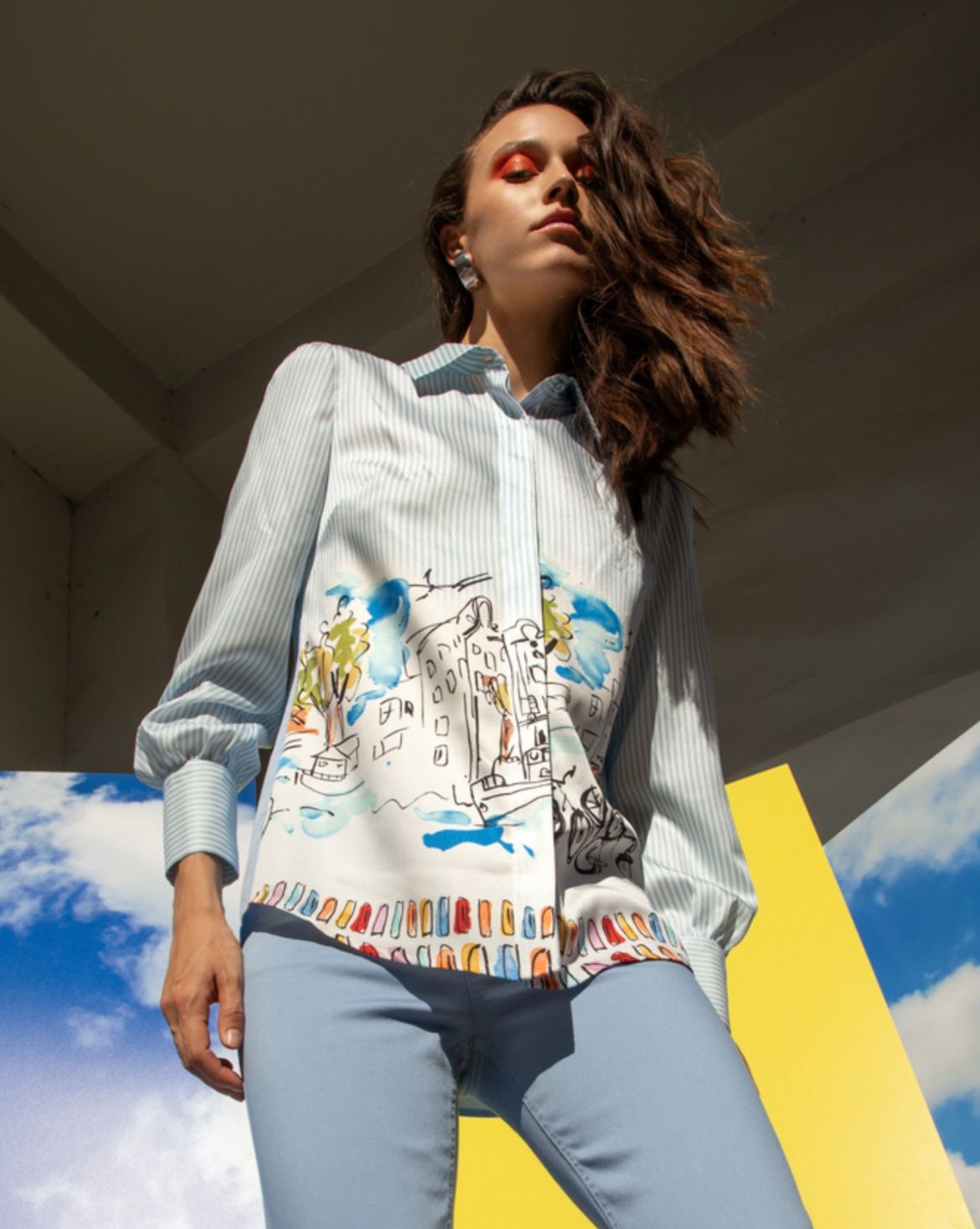 LeslieMonteCarlo - Vence - Shirt Bicycle long sleeves