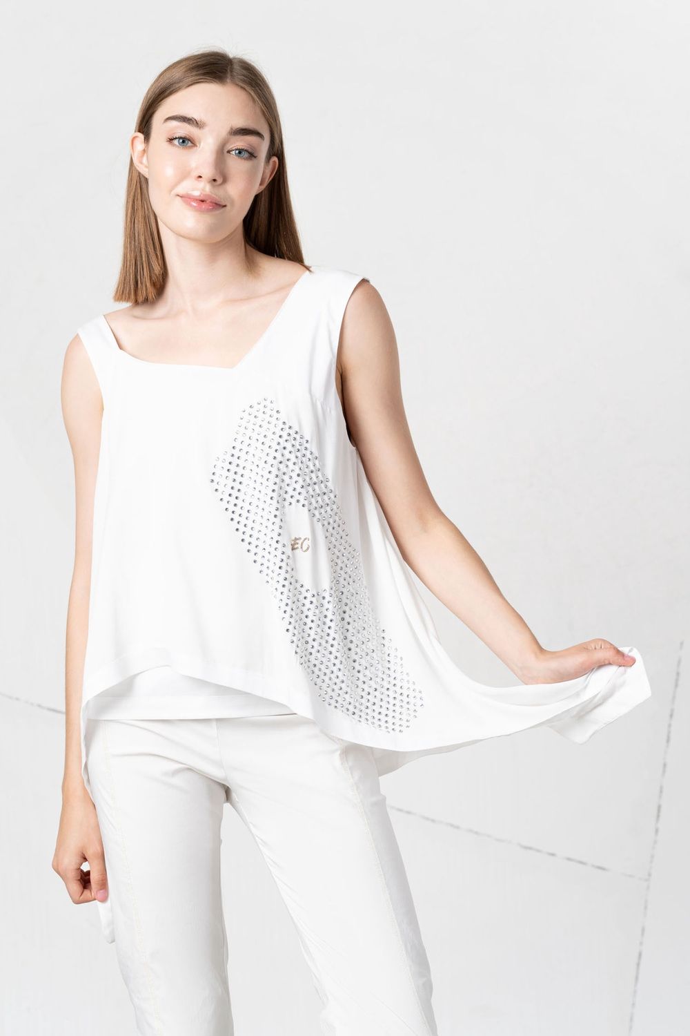 Elisa Cavaletti- Cami loose strass