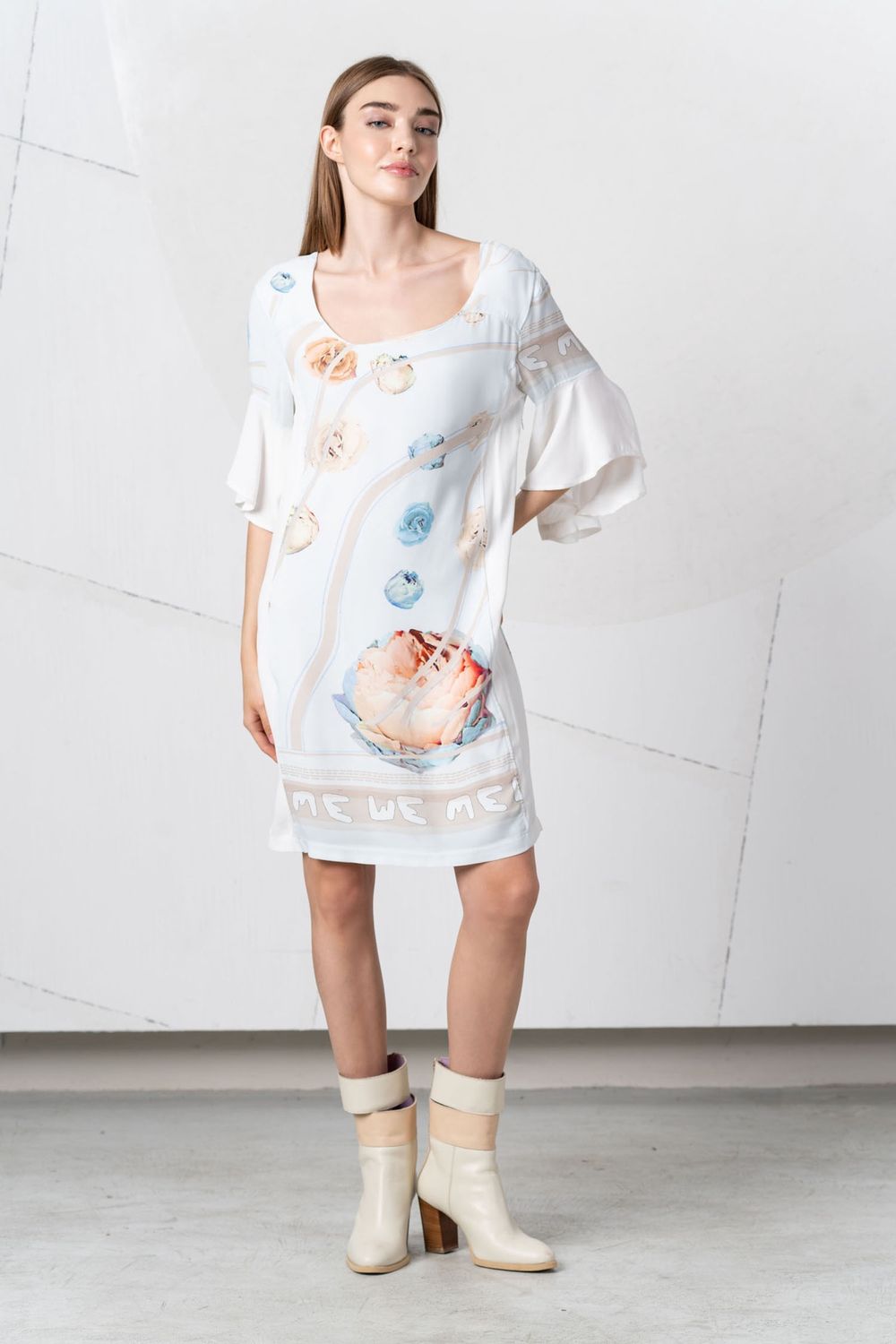 Elisa Cavaletti- Dress ST.ROSE Idillo short bell sleeves