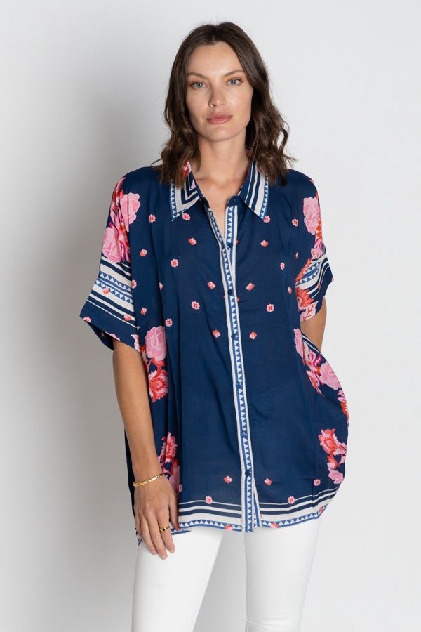 LULASOUL NAVY LADERA KAFTAN