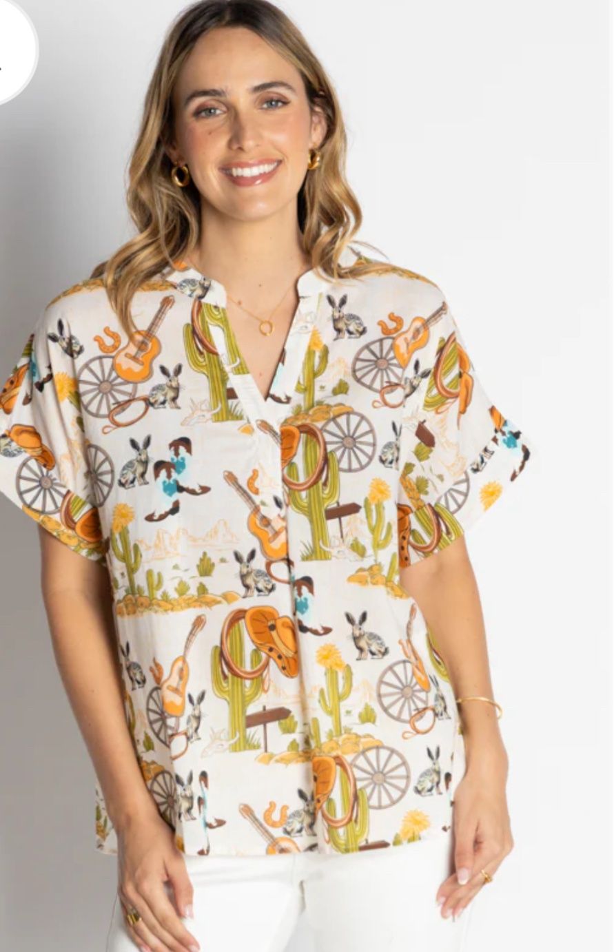 LULASOUL PRAIRIE BEIGE TOP