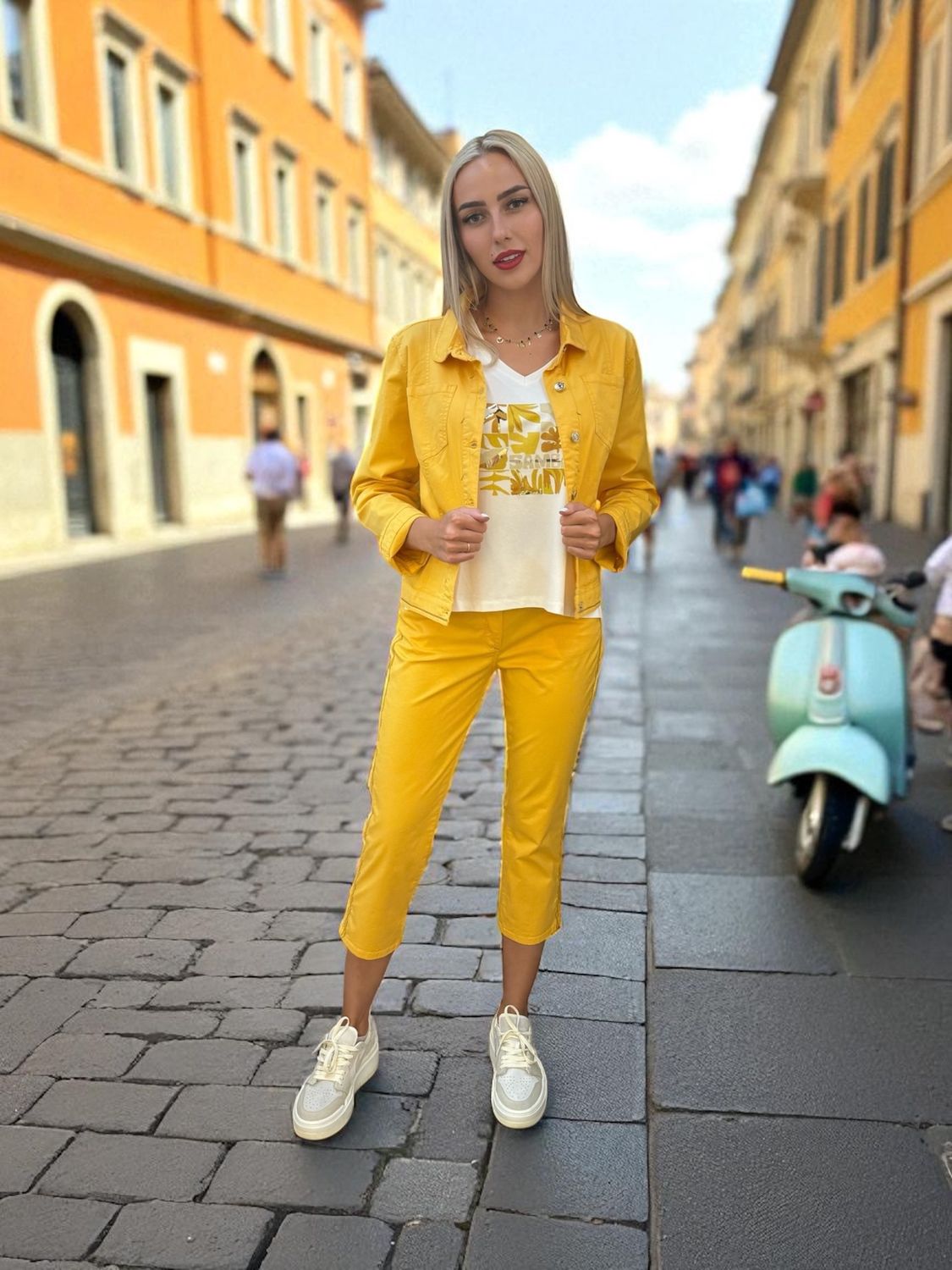 Fuego -3/4 Pants Yellow