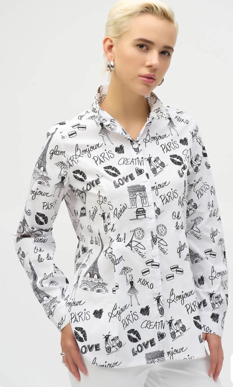 Joseph Ribkoff - Shirt Bonjour Paris
