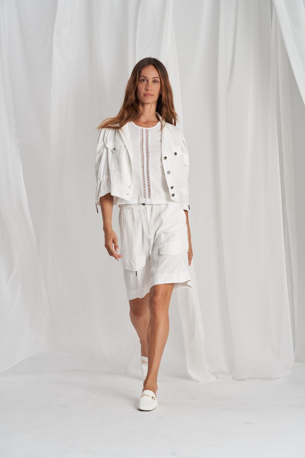 Tricot Chic- Cami cotton crochet band