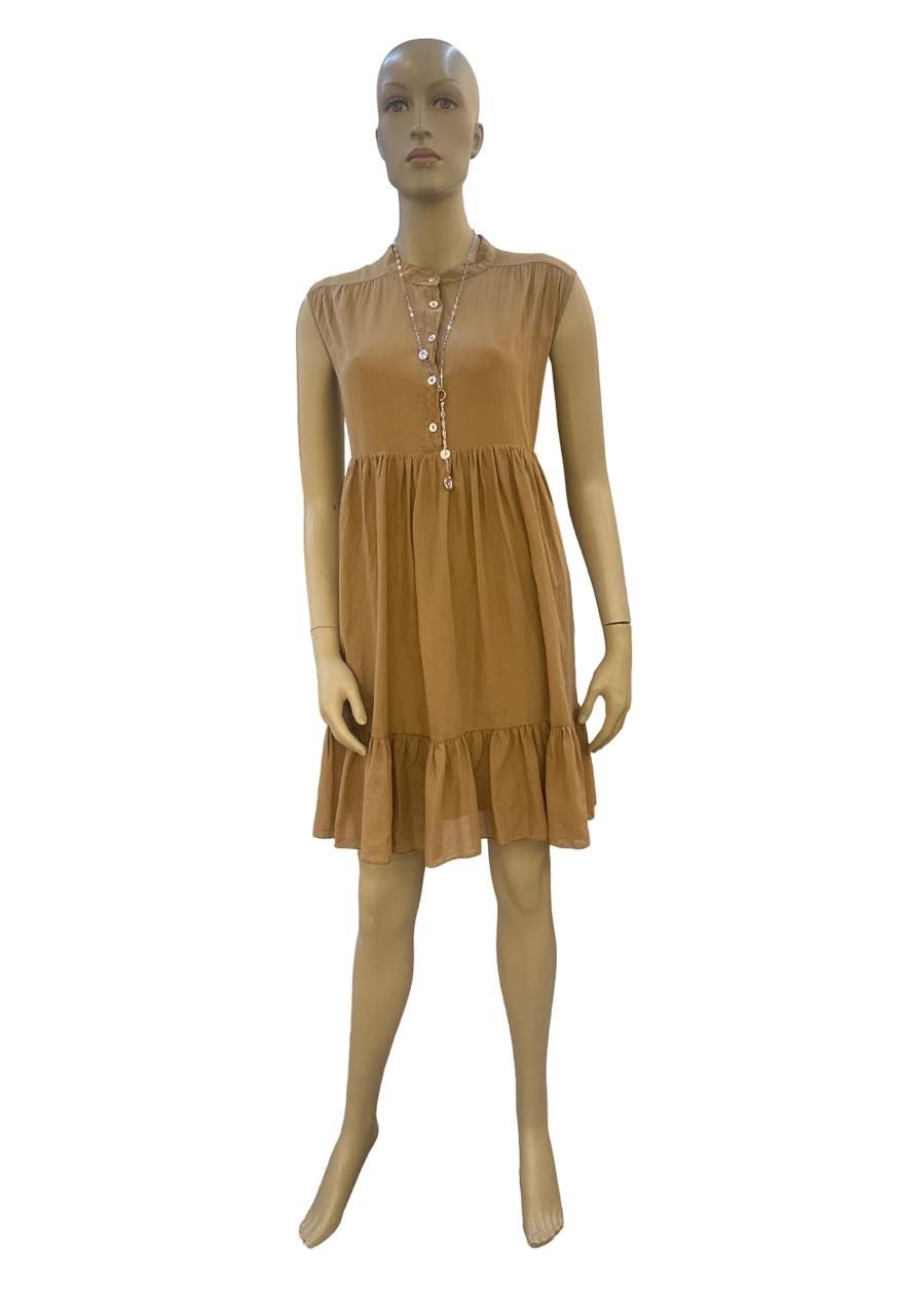 d&#39;l-Dress frill cotton