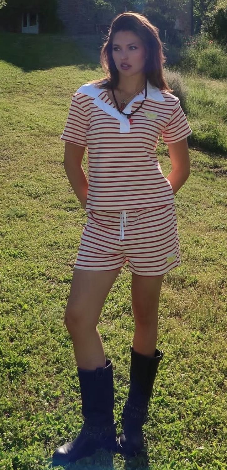 kiki- set short stripe