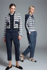 Tricot Chic - Pants cargo stripe Navy