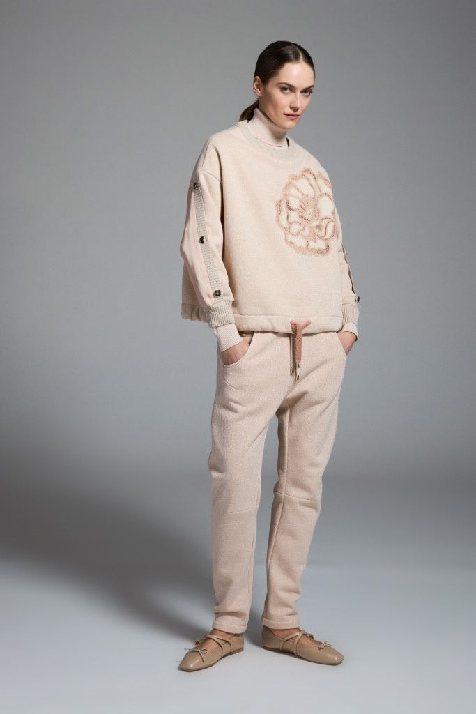 Tricot Chic - Pants draw string Peach