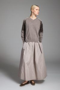 Tricot Chic - Pull V neck Taupe sequence