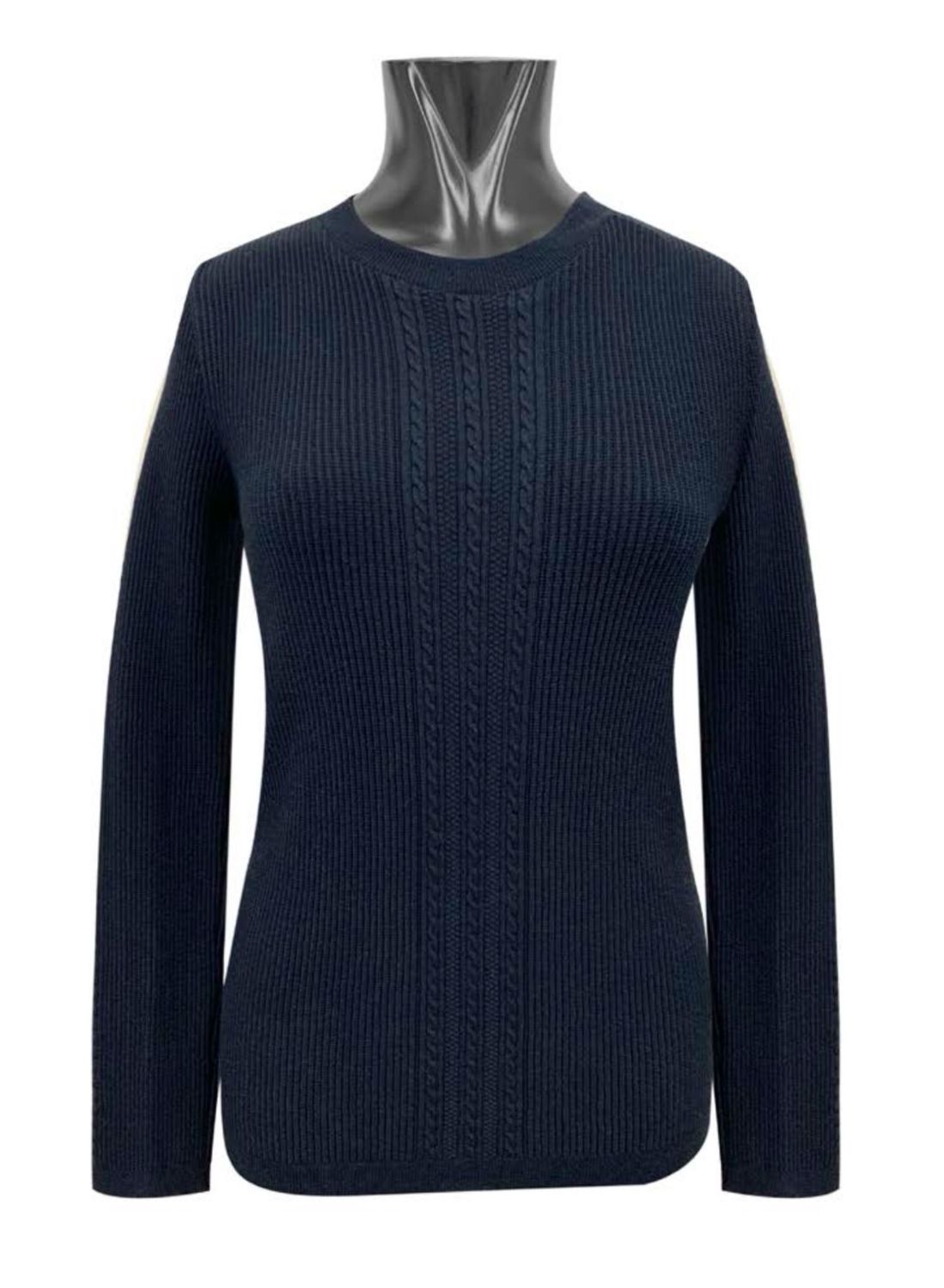 Tricot Chic - Pull round neck Navy
