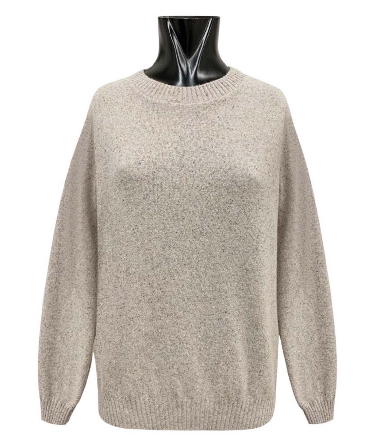 Tricot Chic - Pull round neck Taupe