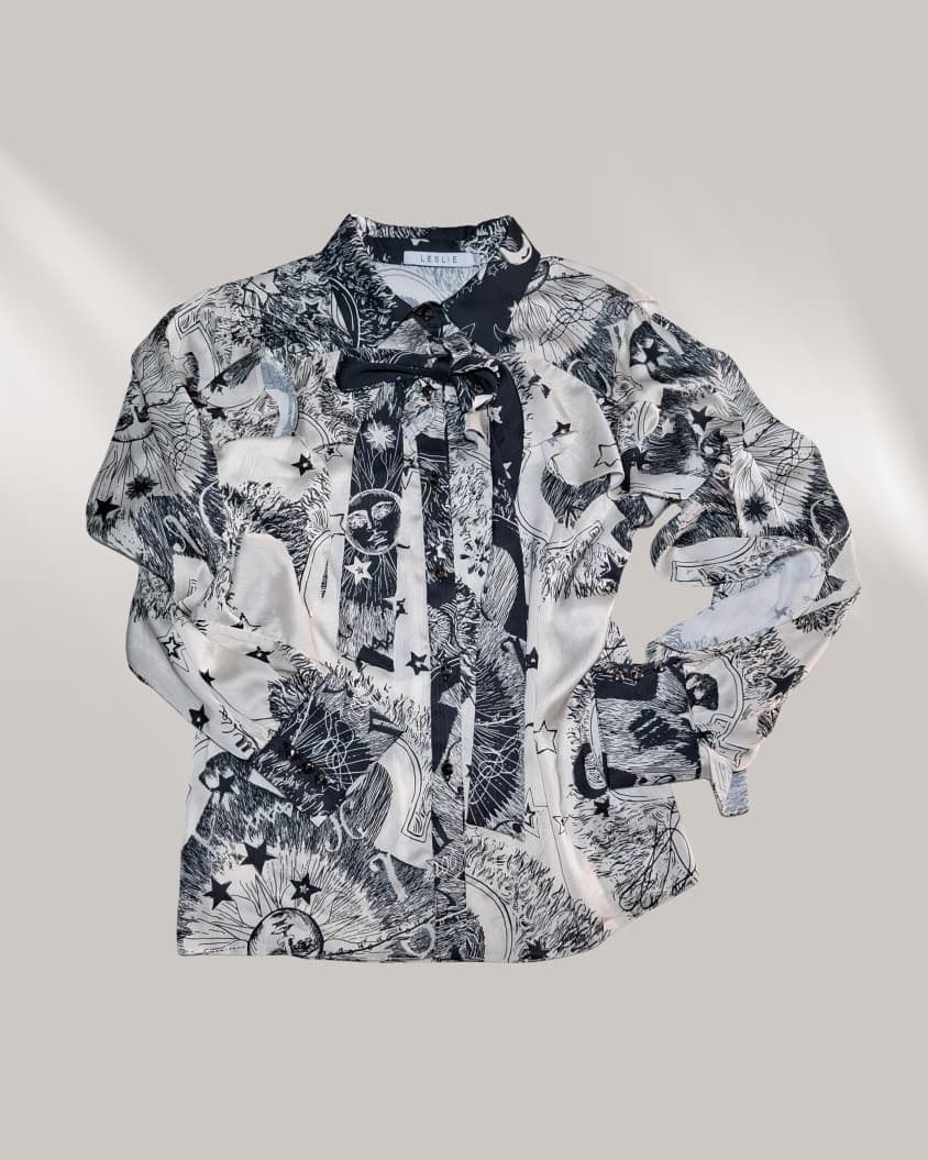 Univers - Shirt frill sleeves bow