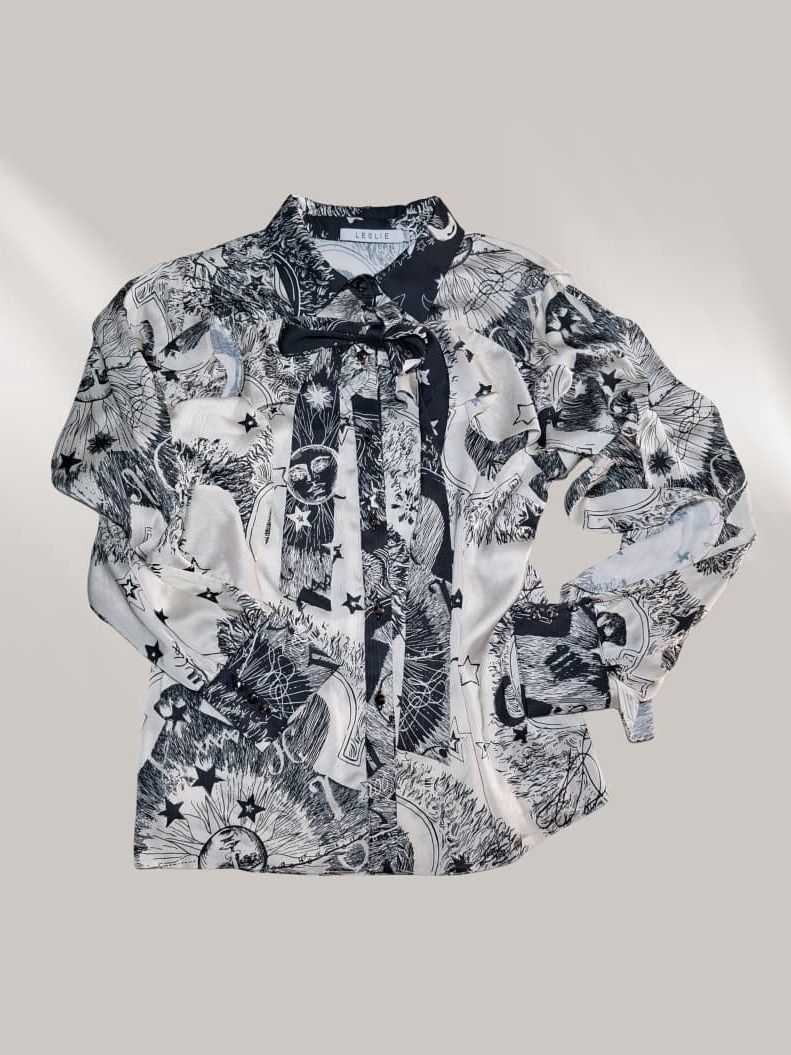 Univers - Shirt frill sleeves bow