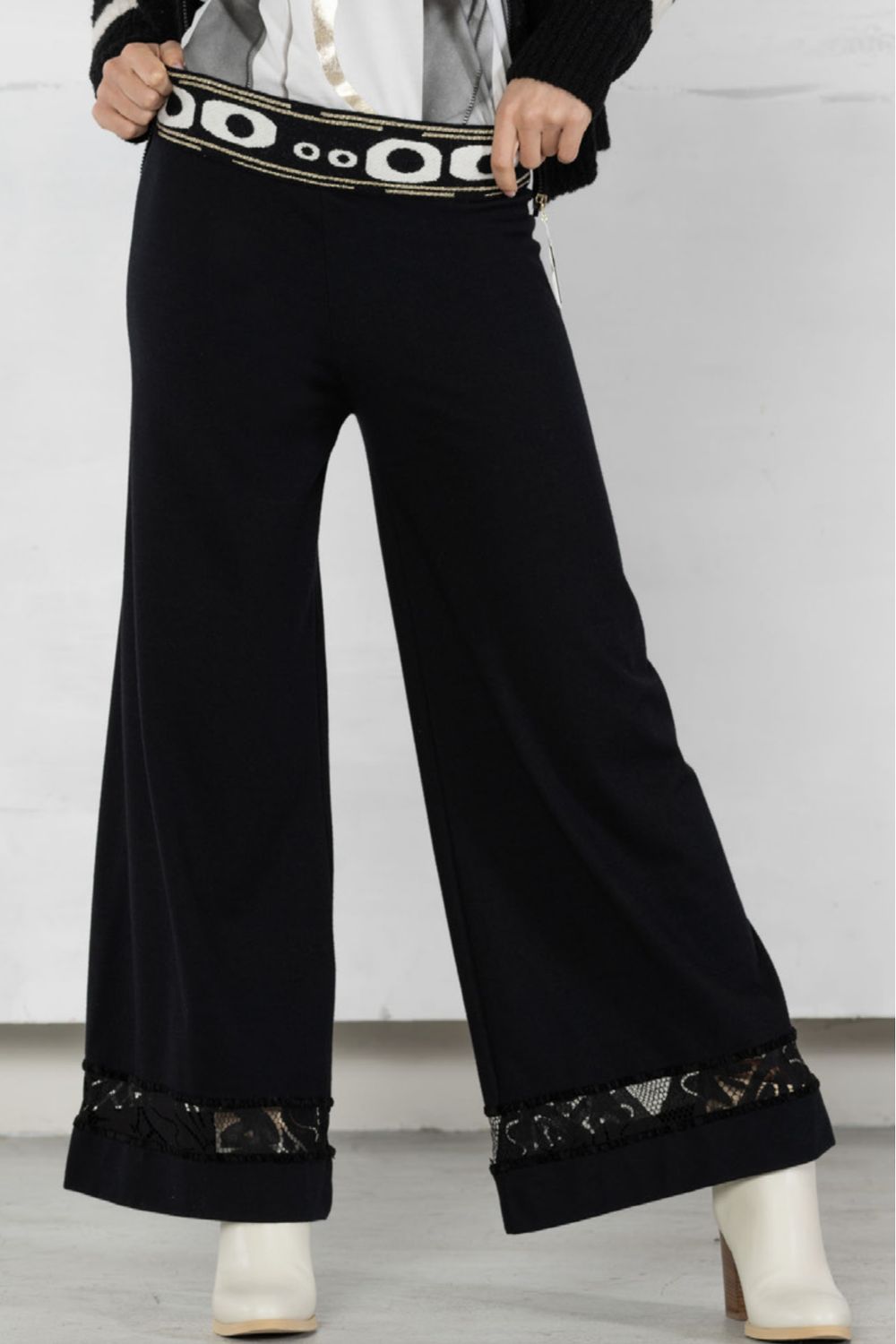 Elisa Cavaletti - Cotton Lace Palazzo