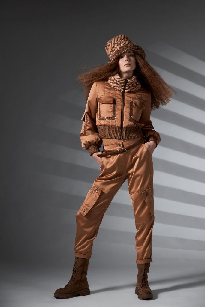 Tricot Chic - Bomber satin Bronze