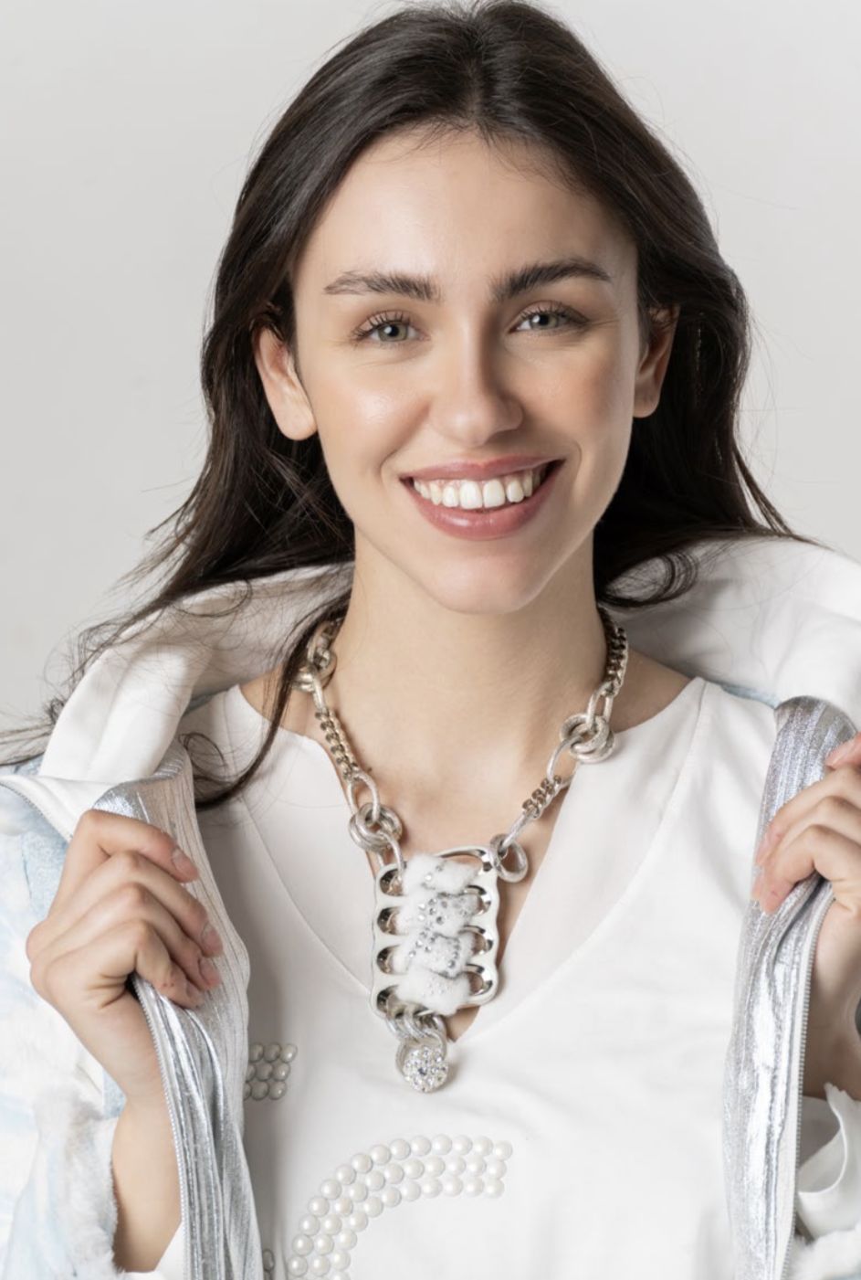 Elisa Cavaletti - Necklace square piece Argento Silver