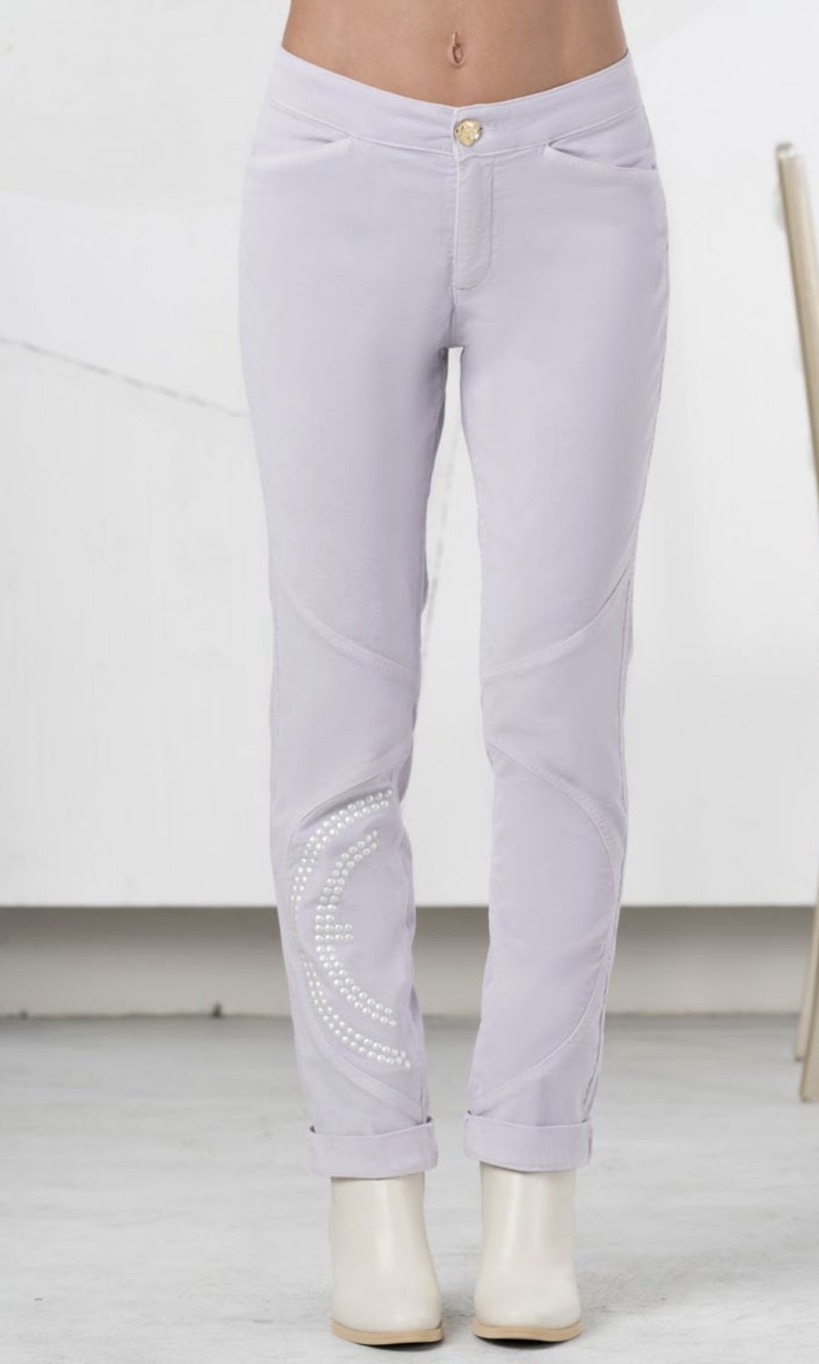 Elisa Cavaletti - Pants cotton Lilac