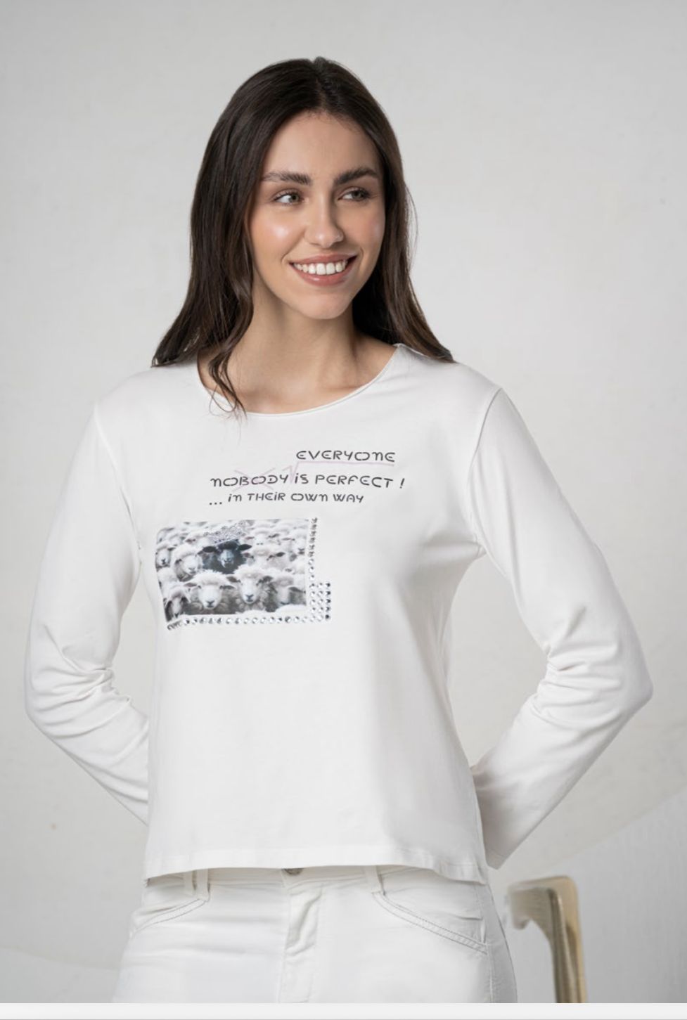 Elisa Cavaletti - Top no body Off White