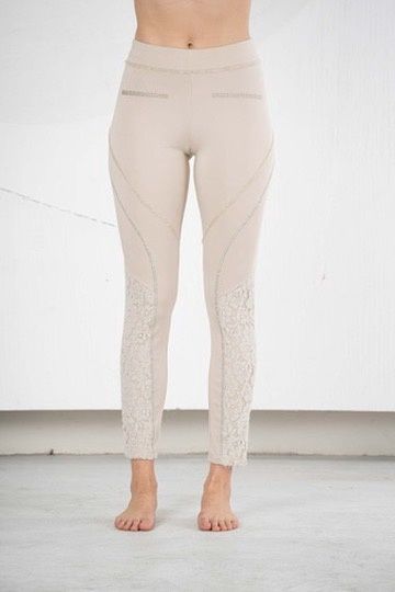 Elisa Cavaletti - Leggings lace buttom Carisma Beige