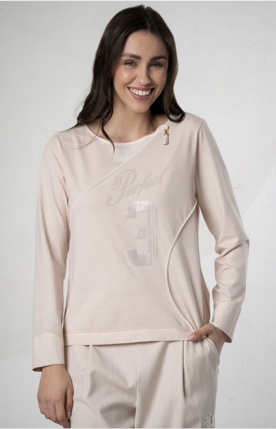 Elisa Cavaletti - Top cotton perfect 3 Festa Salmon Pink