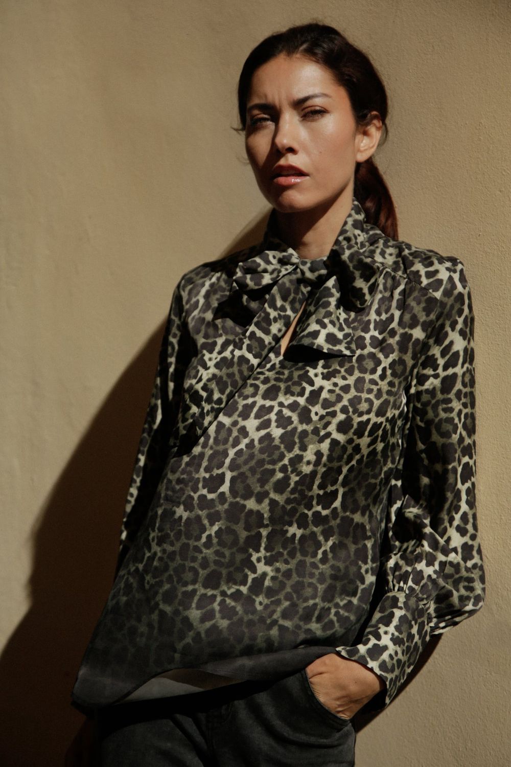 Leslie Monte Carlo - Blouse leopard print