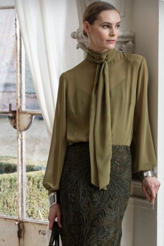 Clips - Shirt georgette Kaki
