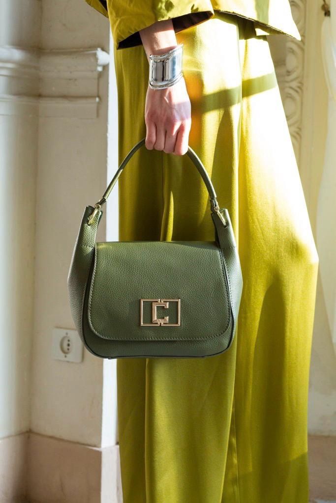 Clips - Bag leather Kaki