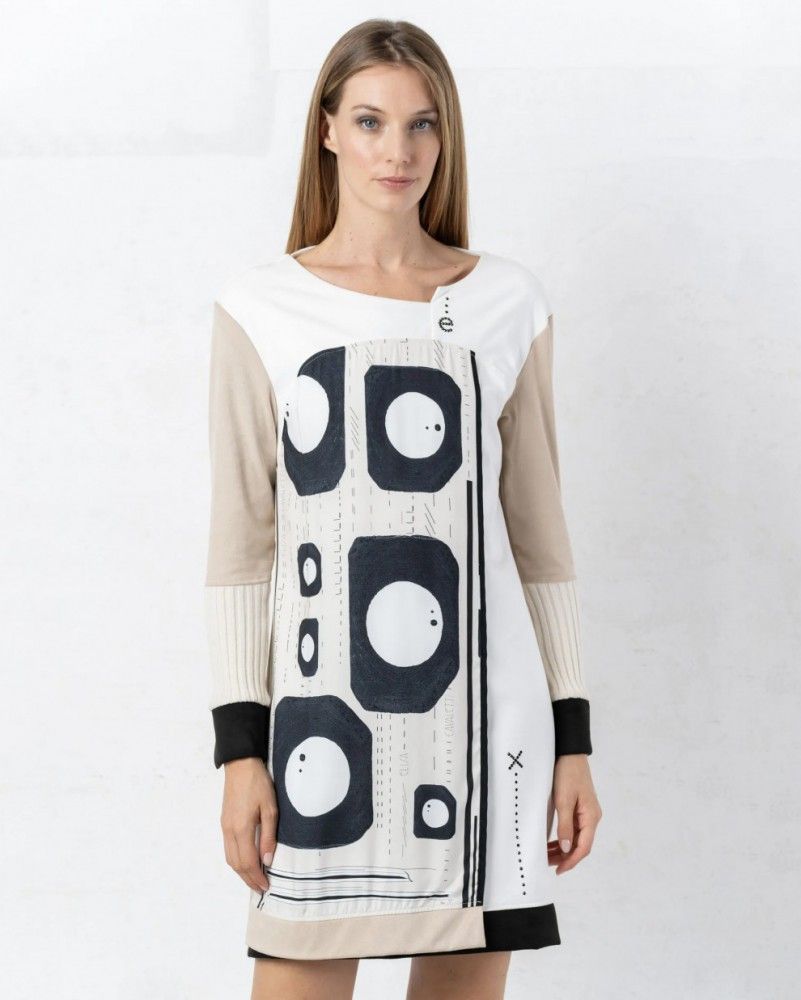 Elisa Cavaletti - Dress print suede back