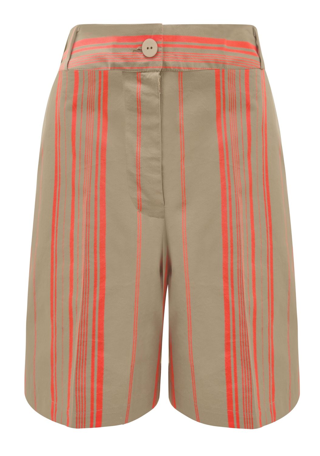 Tricot Chic - Bermuda classic tangerine stripe