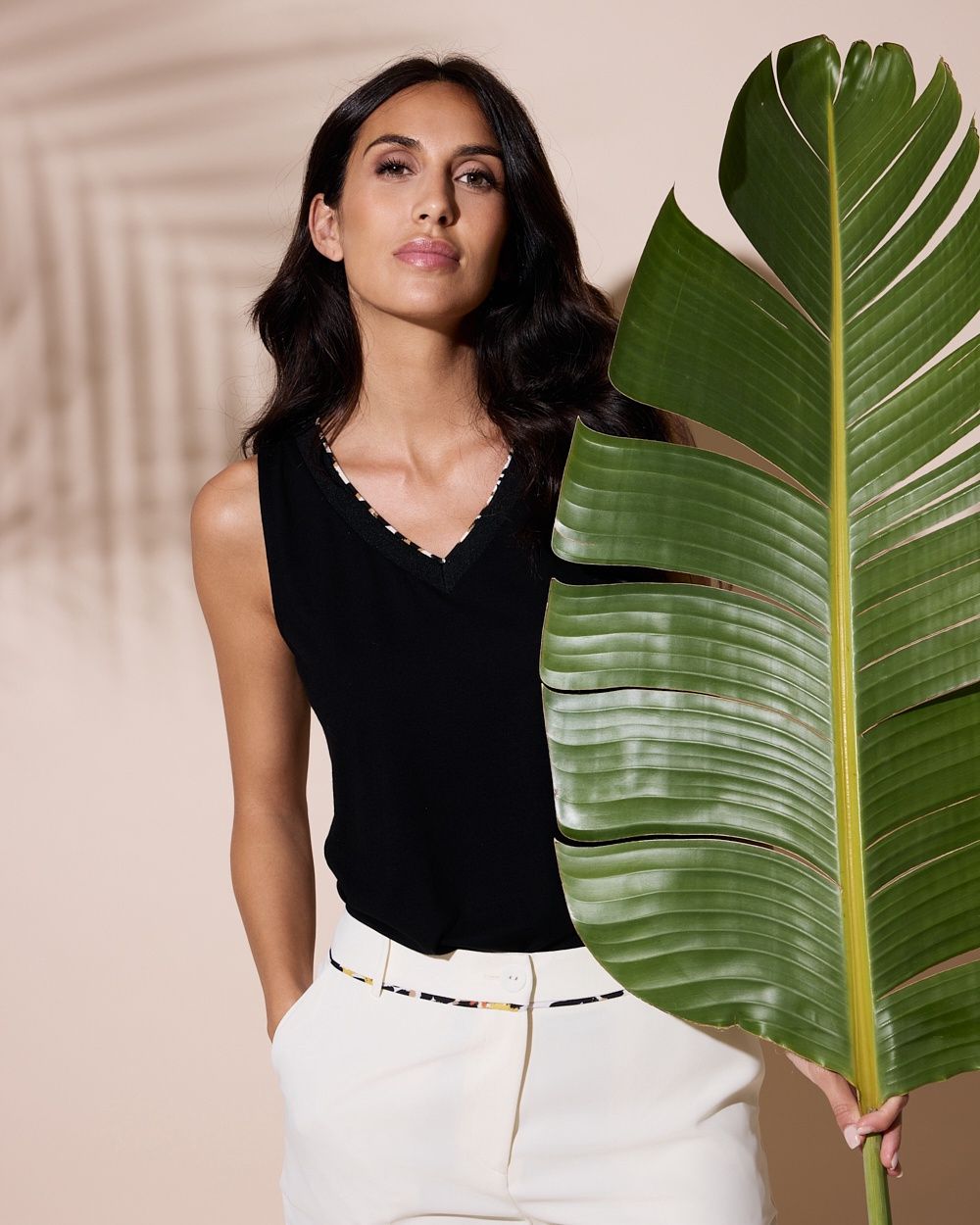 Fuego - T-Shirt cami black