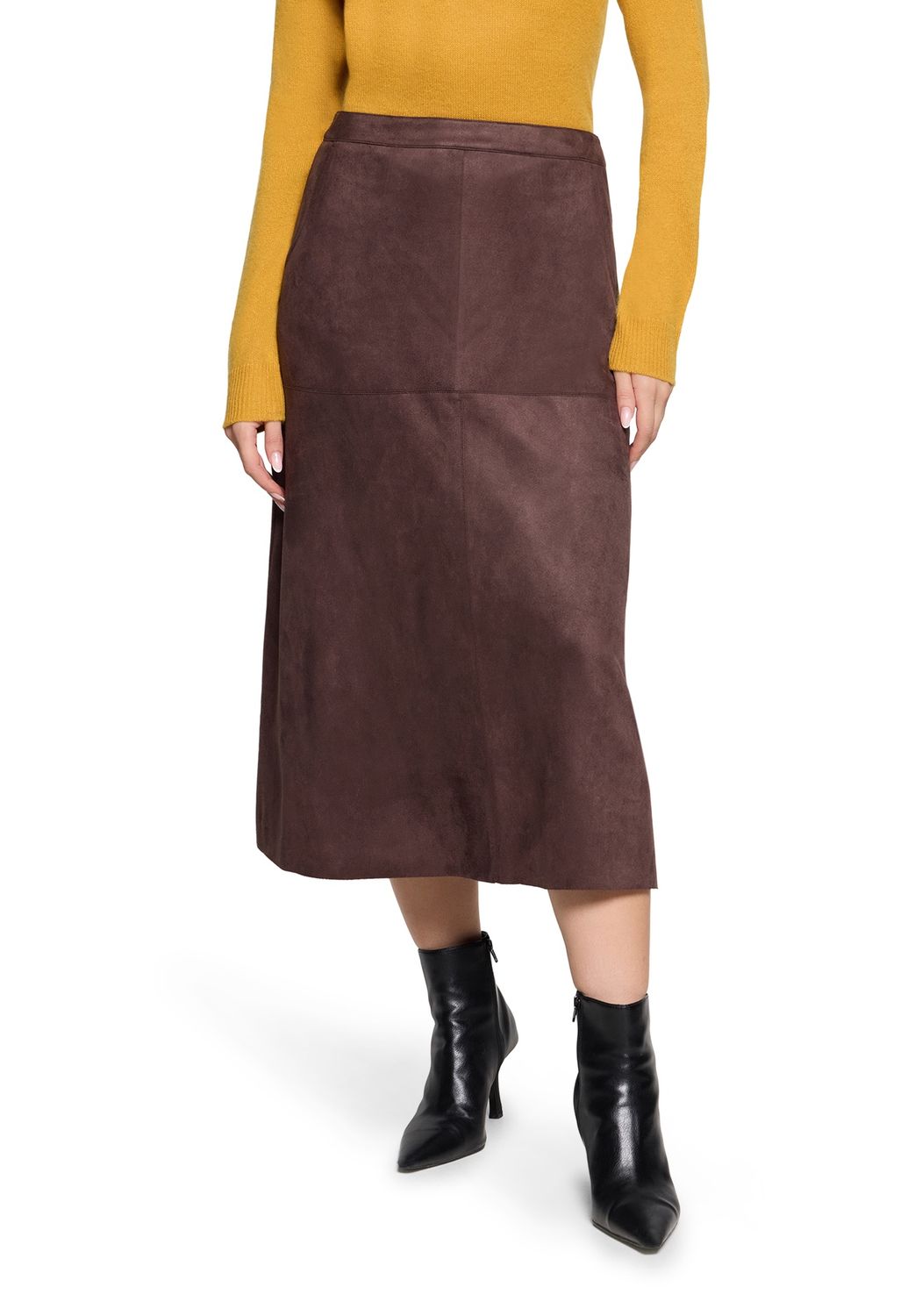 Betty Barclay - Skirt suede flare