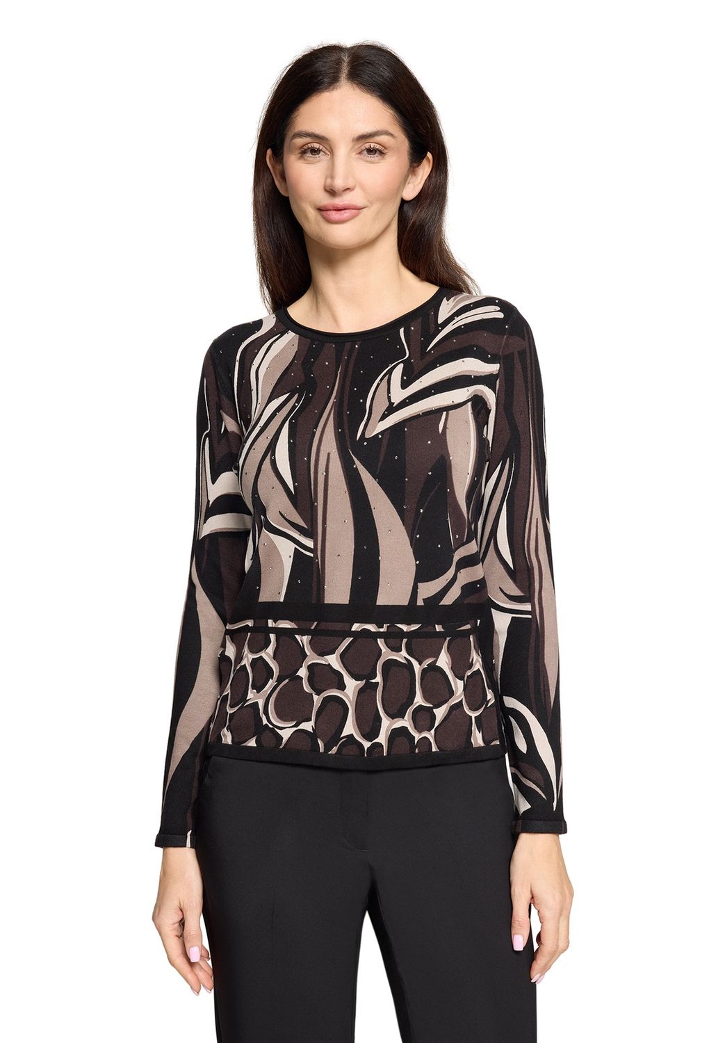 Betty Barclay - Pull geometric giraffe