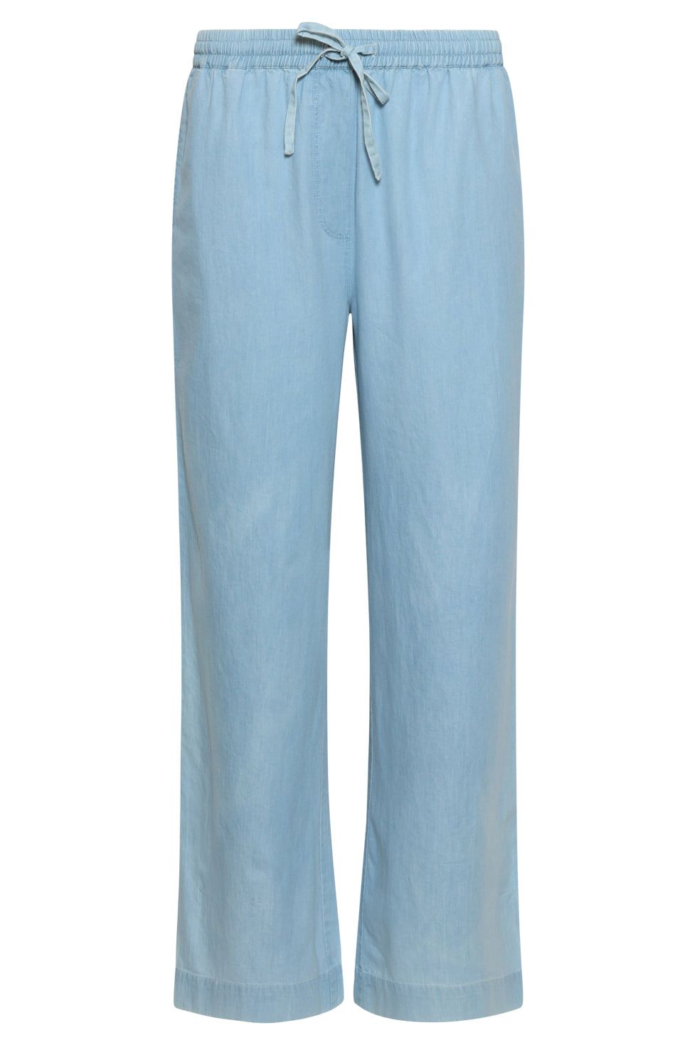 Smashed Lemon - Palazzo light denim drawstring