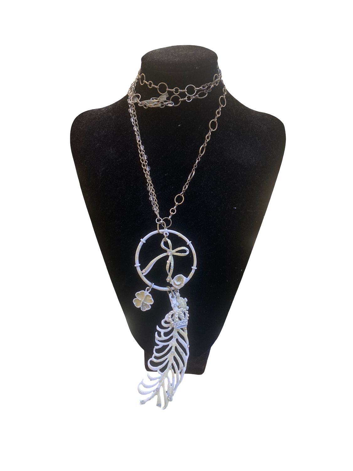 Elisa Cavaletti - Necklace metallic feather