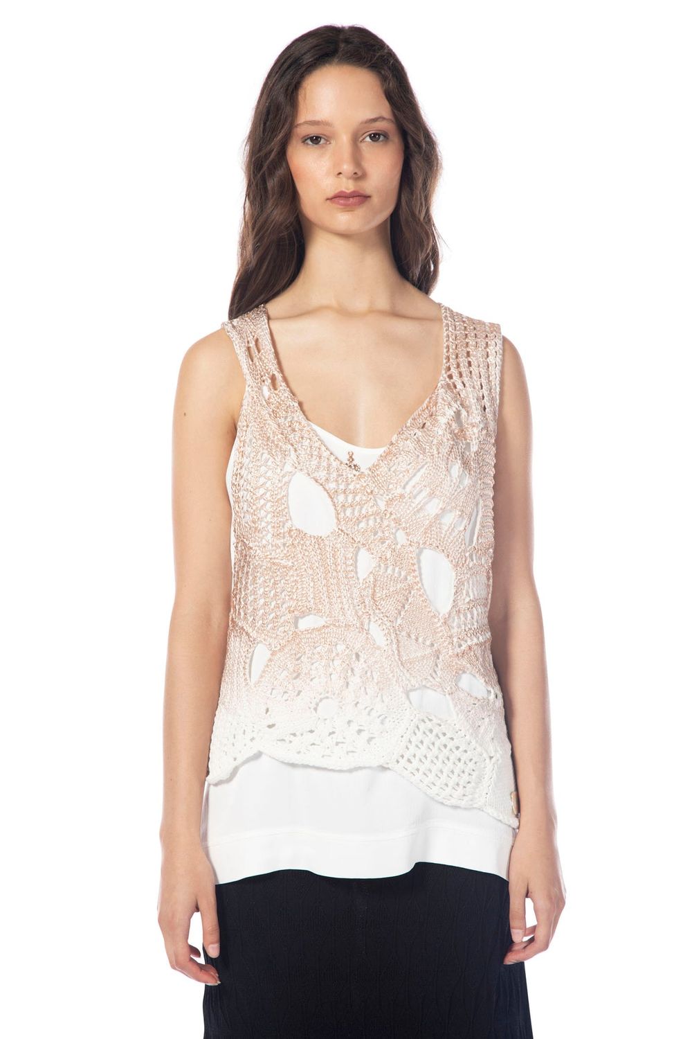 Cami crochet bronze