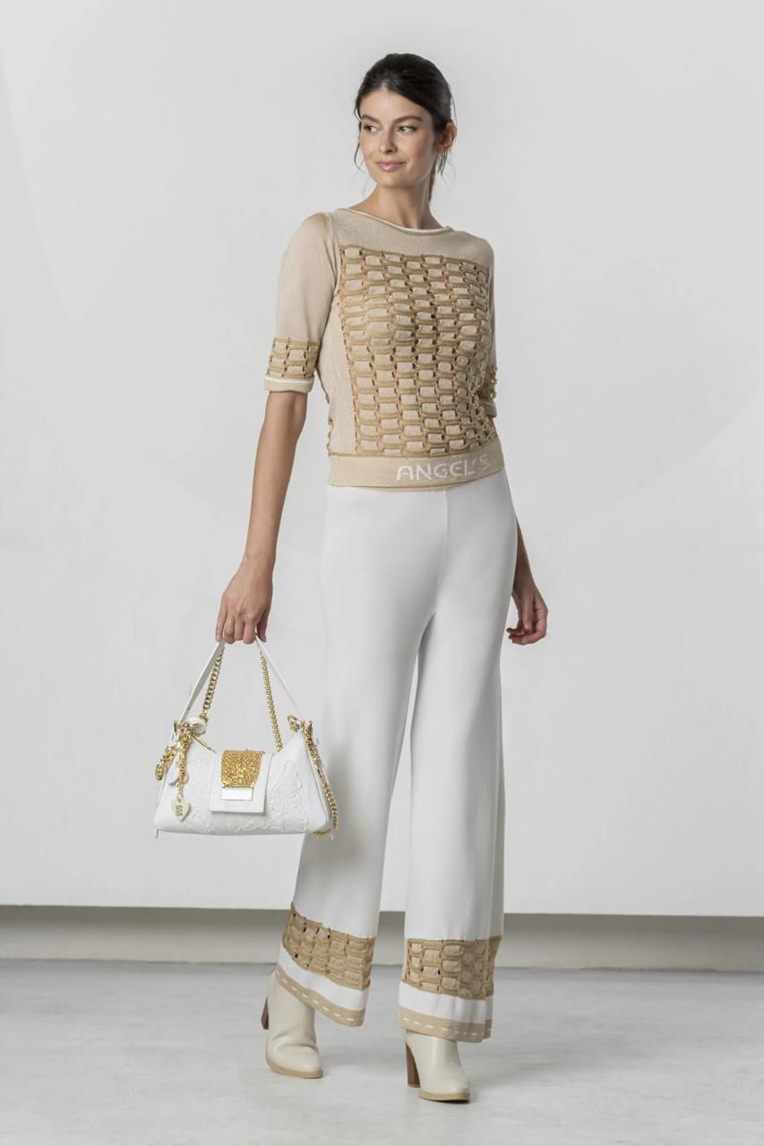 Elisa Cavaletti - Palazzo knit Angels