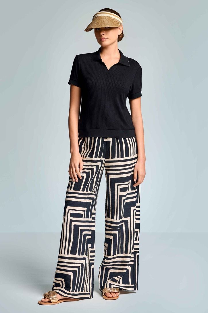 Palazzo geometric print Lucy