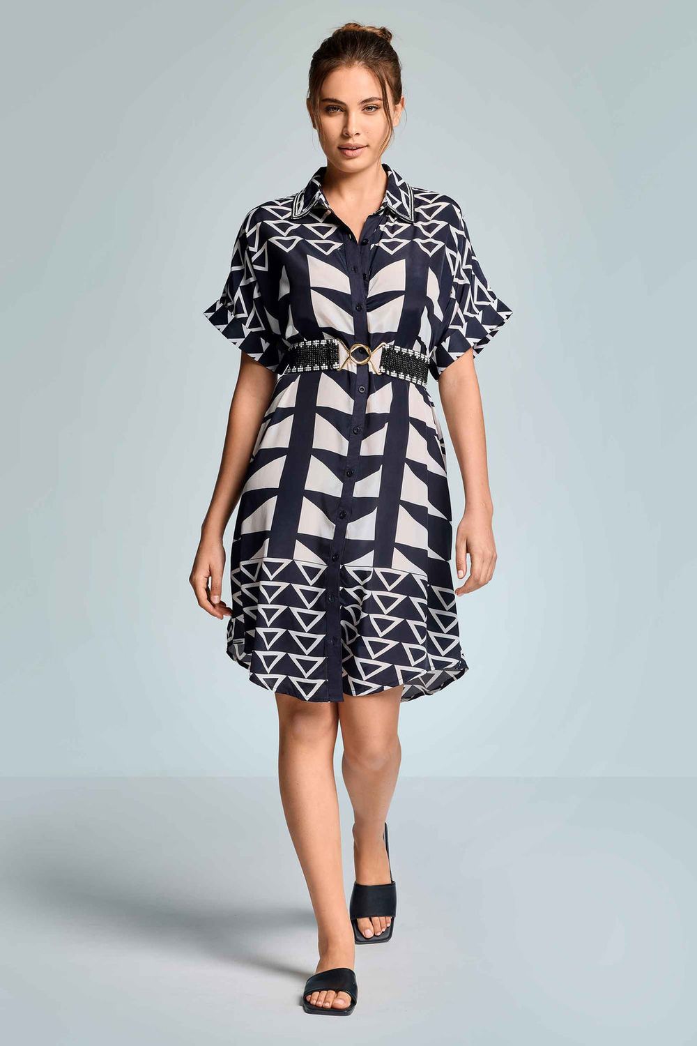 Dress triangle print Elisa
