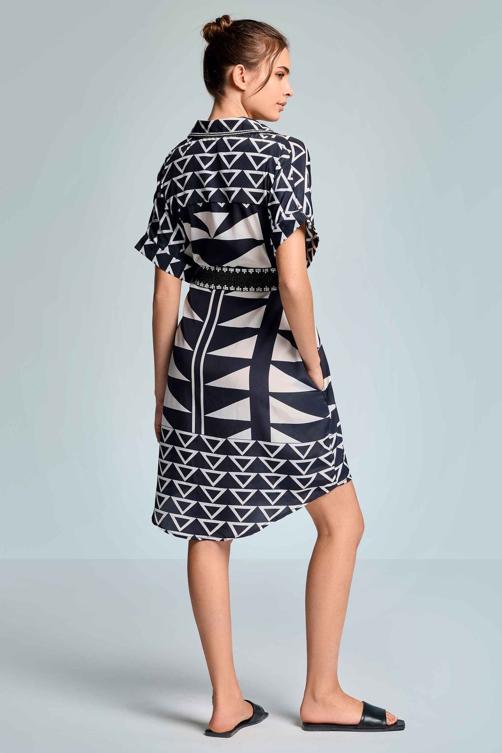 Dress triangle print Elisa