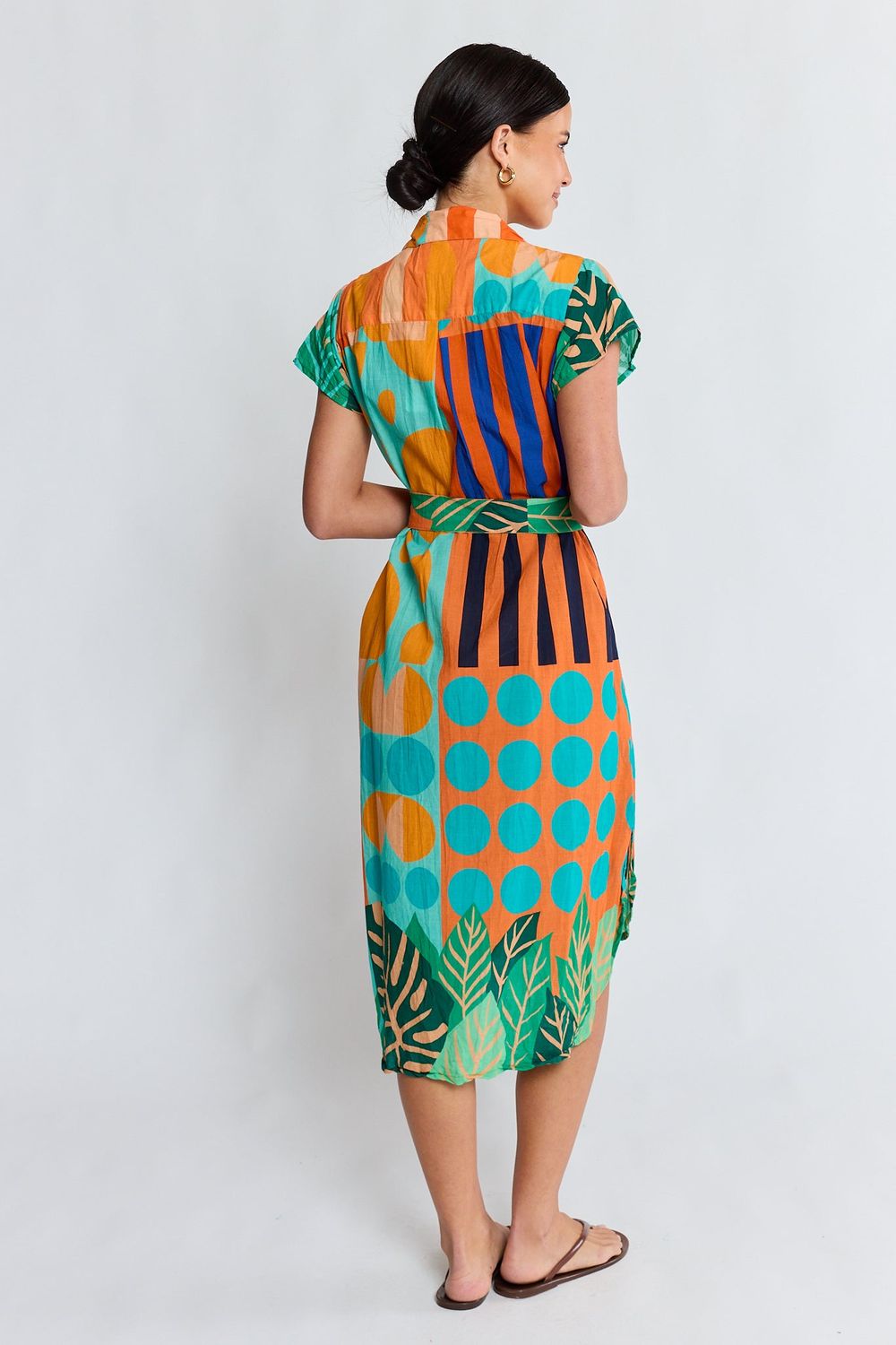 Lulalife - Dress Rhea shirt polka dots