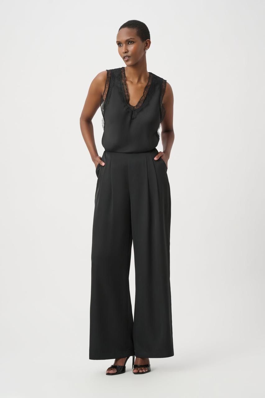 JOSEPH RIBKOFF Top sleeveless satin lace