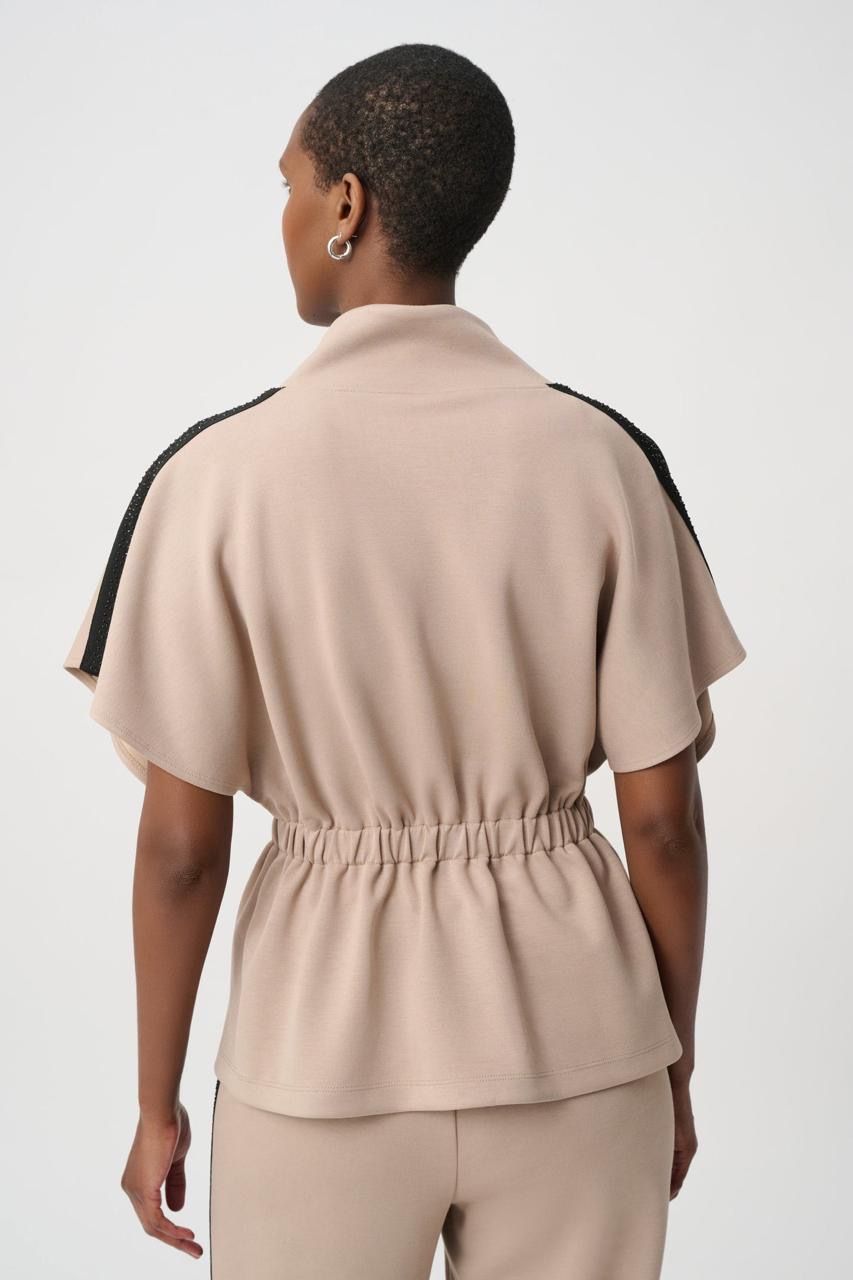 JOSEPH RIBKOFF Kimono scuba elastic waist