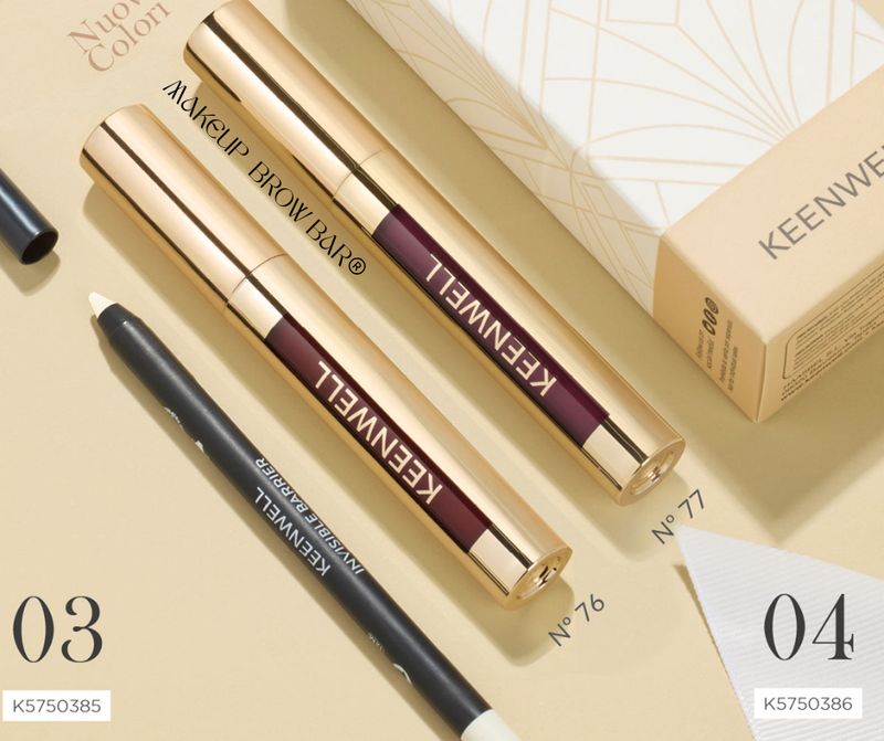 Lip Gloss N°76 + Lápis Antimigração pigmento 