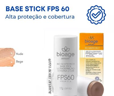 Protetor Solar Base Stick Ultradefinição Vitamina D - Bege