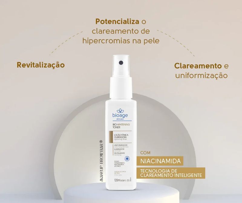 Tônico Facial Clareador - 120ml