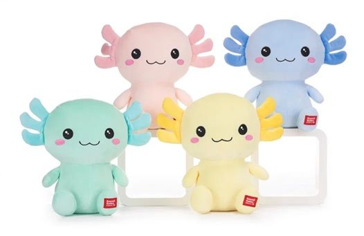 Kawaii Kuties Pluesch Axolotl - blau - 24cm