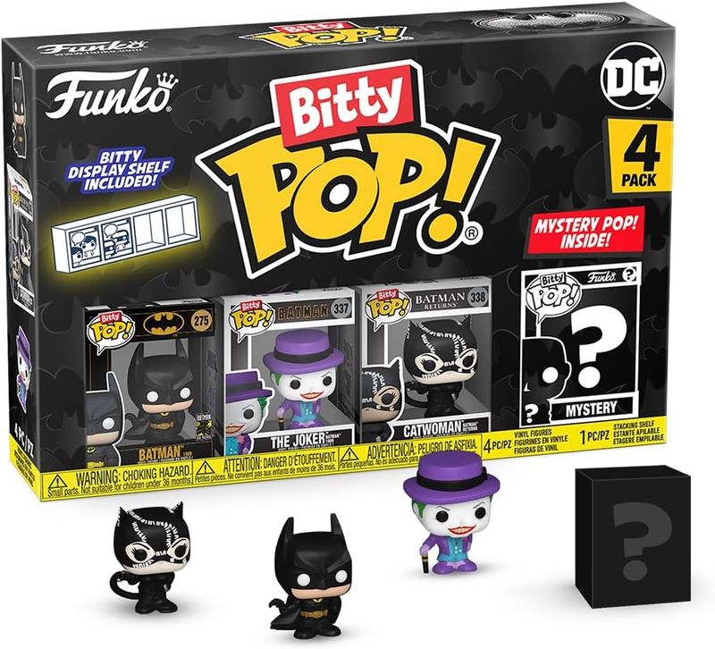 Bitty POP! Batman 85th 4-Pack Batman The Joker Catwoman